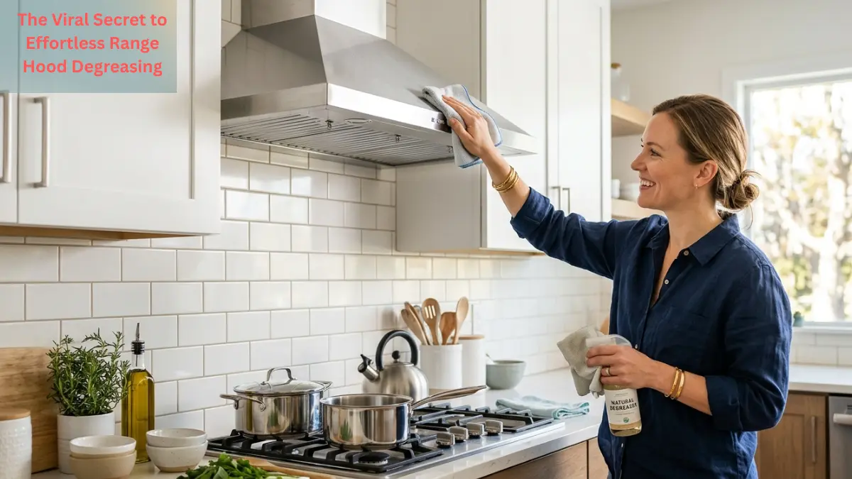 The Viral Secret to Effortless Range Hood Degreasing