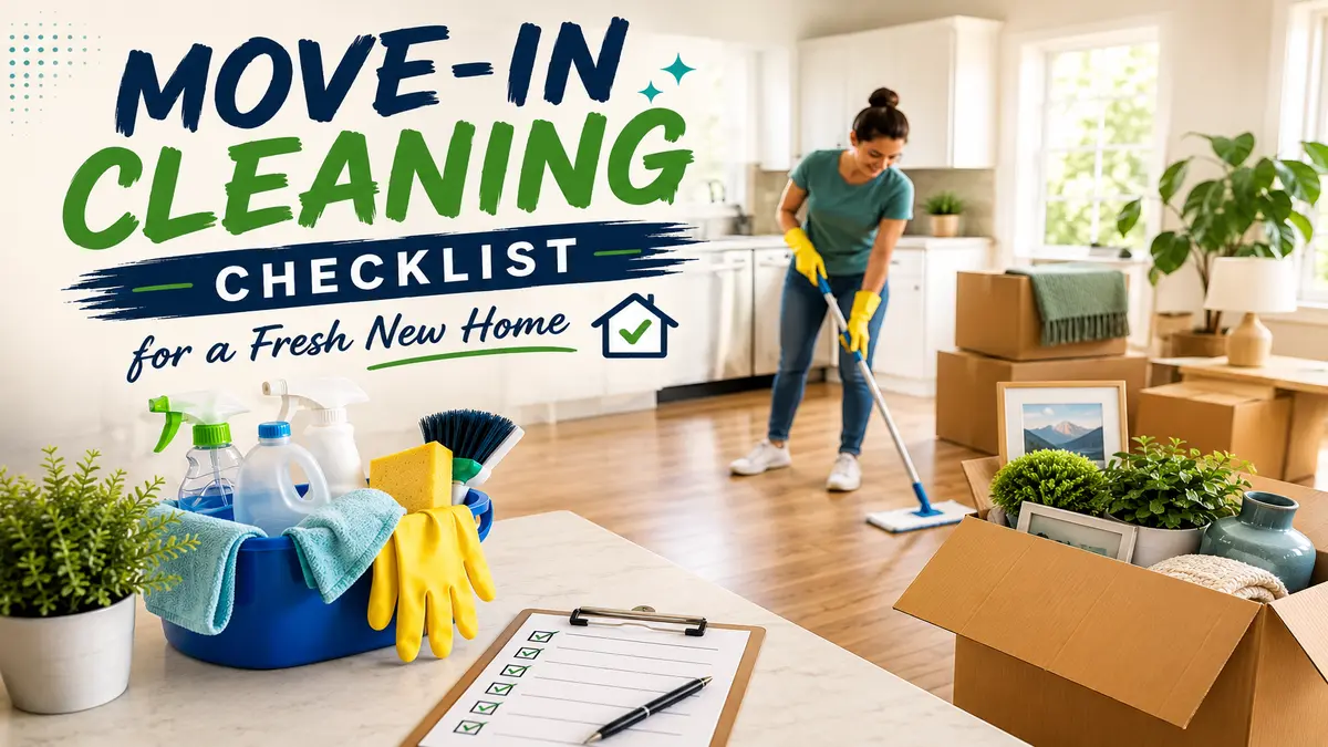 Move-In Cleaning Checklist for a Fresh New Home